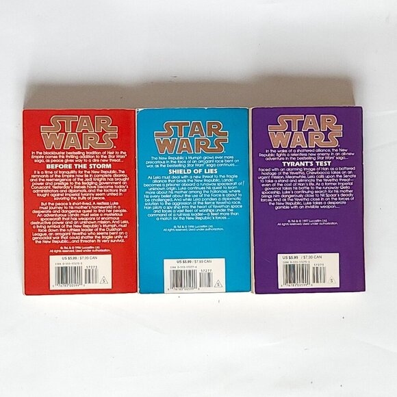 Star Wars Legends Black Fleet Crisis Book Lot of Three - Picture 2 of 3